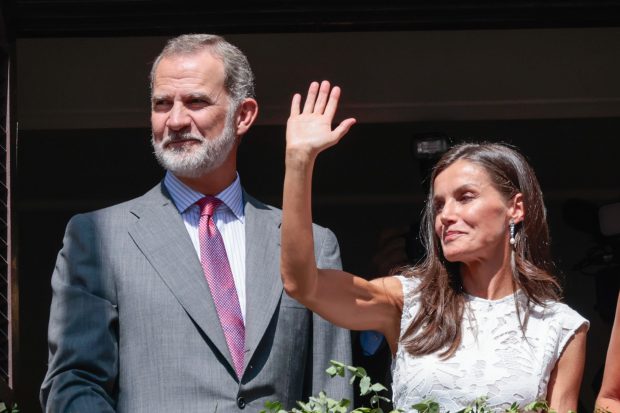 Los Reyes Felipe y Letizia en un evento en Pamplona / Gtres