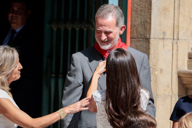 Los Reyes Felipe y Letizia en un evento en Pamplona / Gtres
