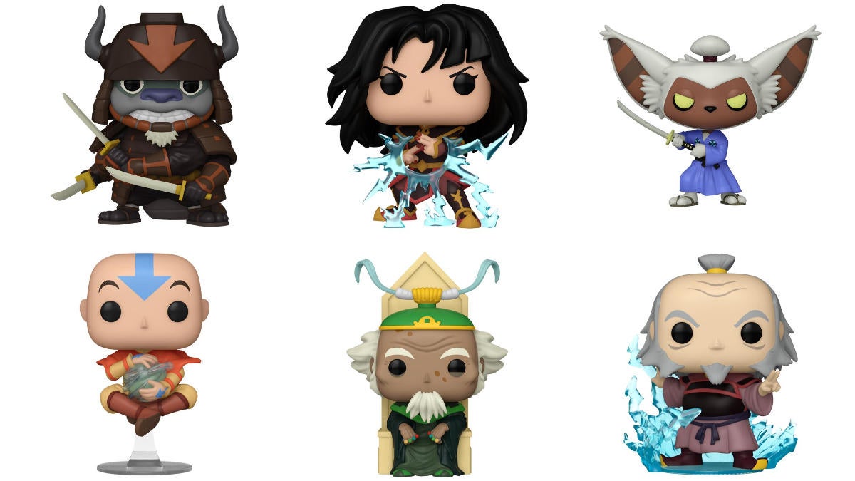 Avatar: The Last Airbender agrega seis nuevos Funko Pops