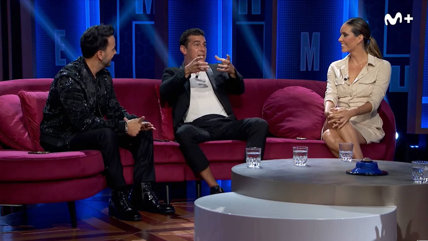Mario Casas, Luis Fonsi y Ona Carbonell en el programa 'Martínez y hermano'/ Movistar+