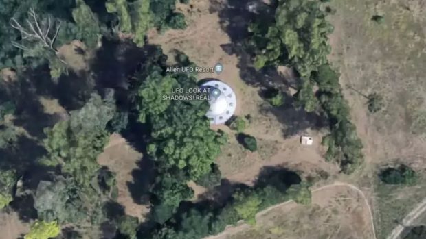 OVNI en Google Maps