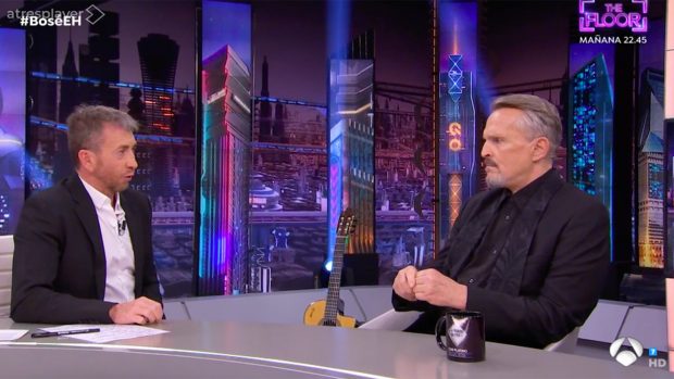 Pablo Motos y Miguel Bosé / Antena 3