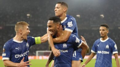 3-3: Aubameyang, héroe del Marsella con un doblete ante el Ajax