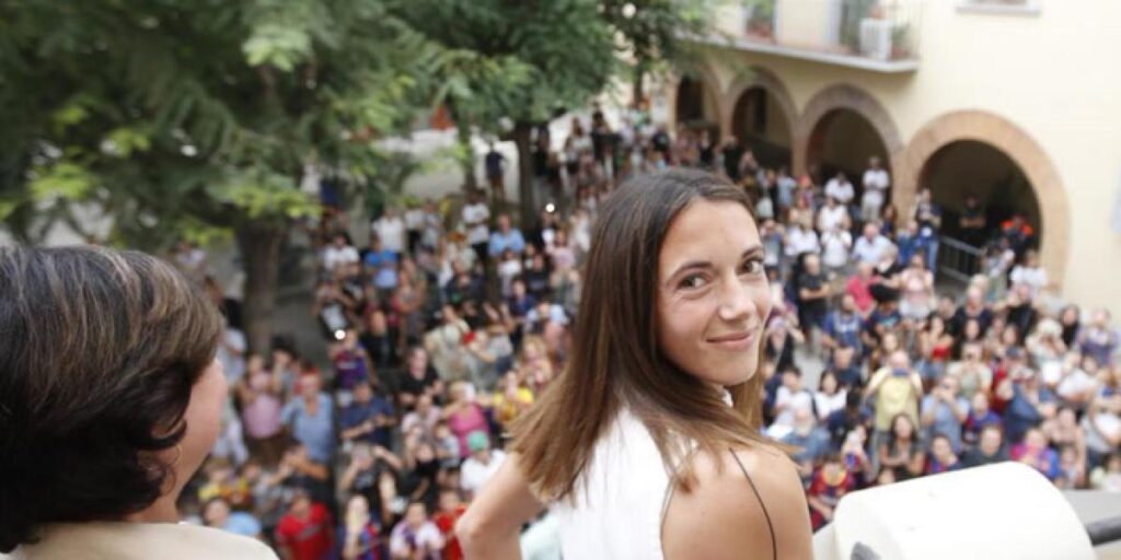 Aitana recibe un gran homenaje en Sant Pere de Ribes: "Es un orgullo ser 'ribetana'"