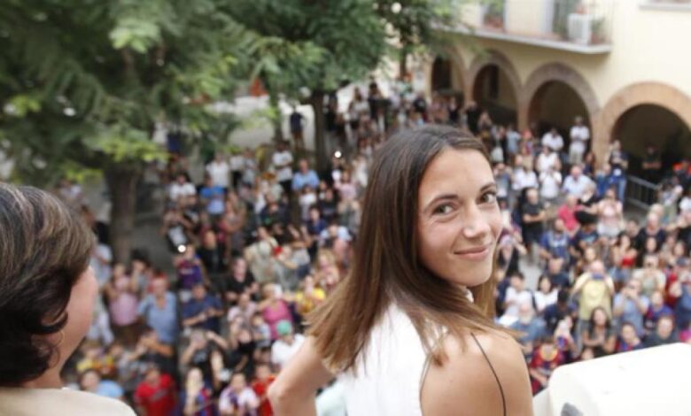 Aitana recibe un gran homenaje en Sant Pere de Ribes: "Es un orgullo ser 'ribetana'"
