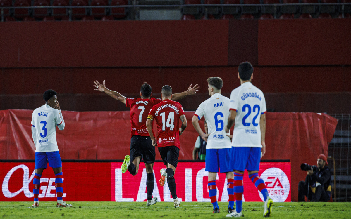 Barcelona pincha en su visita al Mallorca, dirigido por Javier Aguirre | Tuit