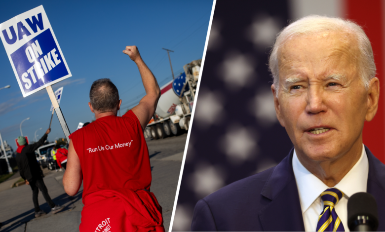 Biden habla sobre la huelga de trabajadores del sector automotriz