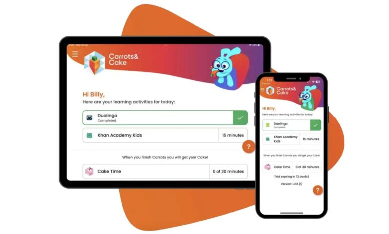 Carrots&Cake quiere ayudar a los padres a hacer que el tiempo que sus hijos pasan frente a la pantalla sea más beneficioso y menos adictivo
