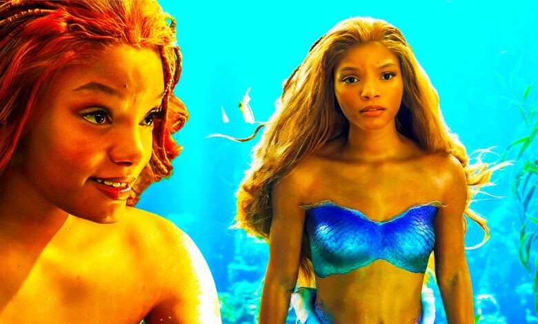 Cómo se filmaron las escenas submarinas de La Sirenita