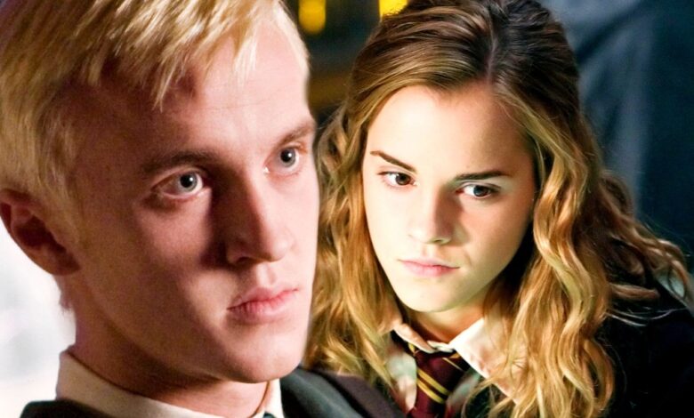 El arte épico de Harry Potter imagina si Hermione Granger y Draco Malfoy fueran pareja