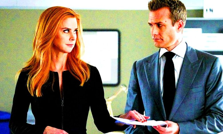 El creador de Suits finalmente revela la verdad sobre el misterioso ritual del abrelatas y las chinchetas de Harvey y Donna