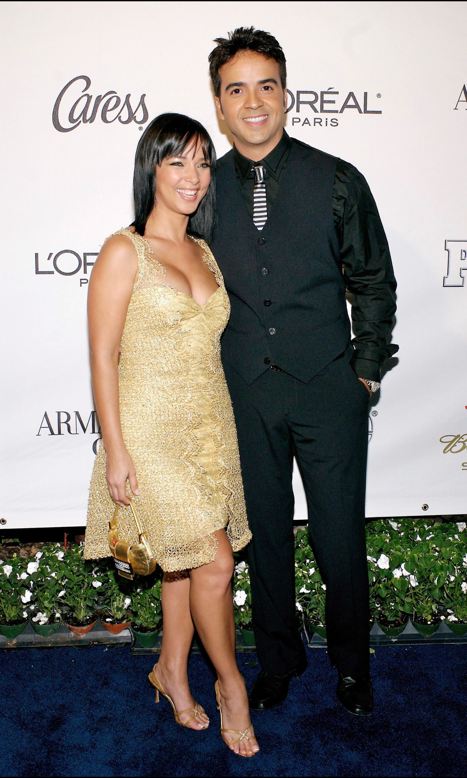 Luis Fonsi y Adamari López en la fiesta 'People en Español: Stars of the year' 2006/ Gtres