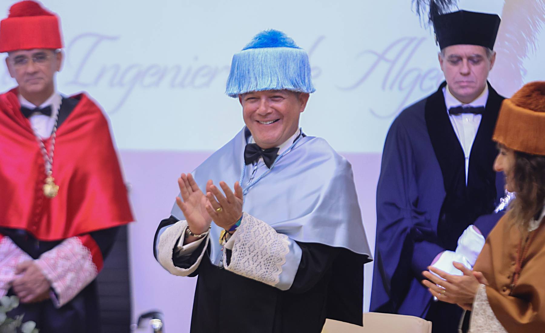 Alejandro Sanz en la Universidad de Cádiz/ Gtres