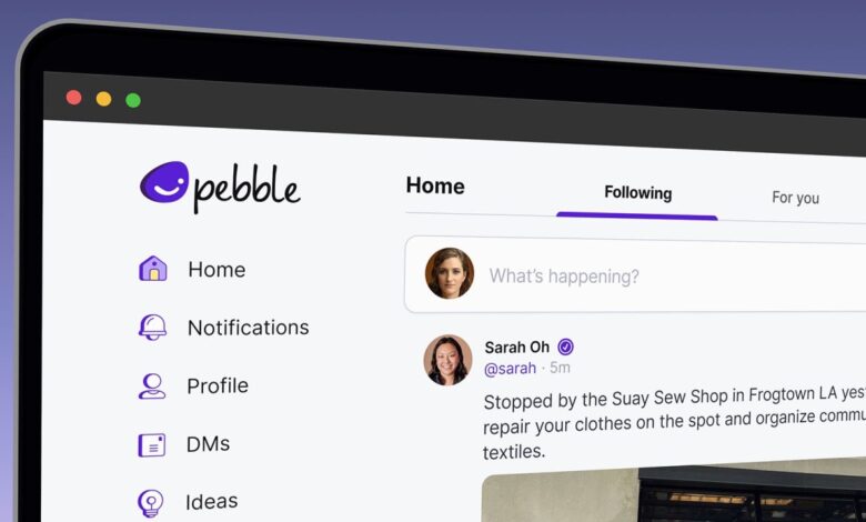 El rival de Twitter/X, T2, cambia su nombre a 'Pebble', diciendo que el antiguo nombre nunca tuvo la intención de ser permanente