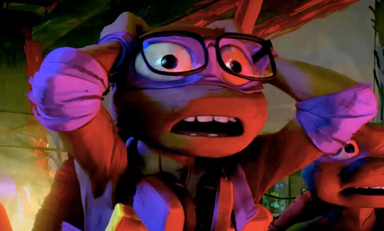 "Eso es lo más tonto": por qué TMNT Mutant Mayhem casi eliminó la referencia viral "Ninja"