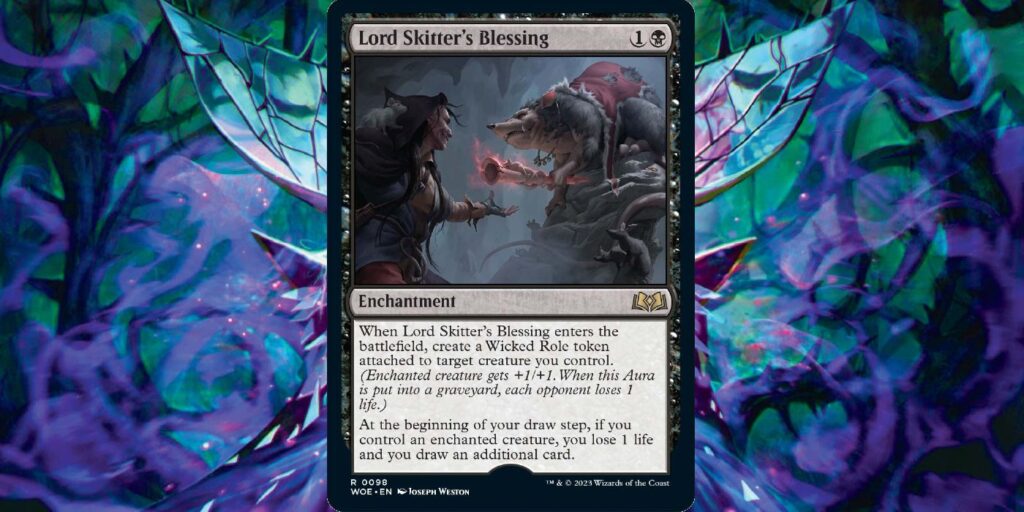 Exclusiva presentación de cartas MTG Wilds of Eldraine: ¡La bendición y las ratas de Lord Skitter!