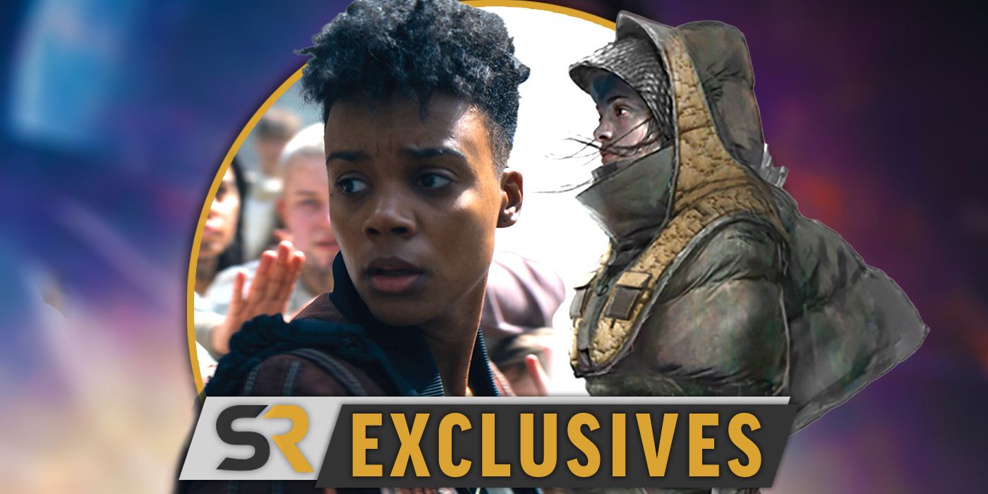 Extracto del libro de arte de las temporadas 1 y 2 de Foundation destaca el disfraz y el dirigible del desierto de Salvor [EXCLUSIVE]