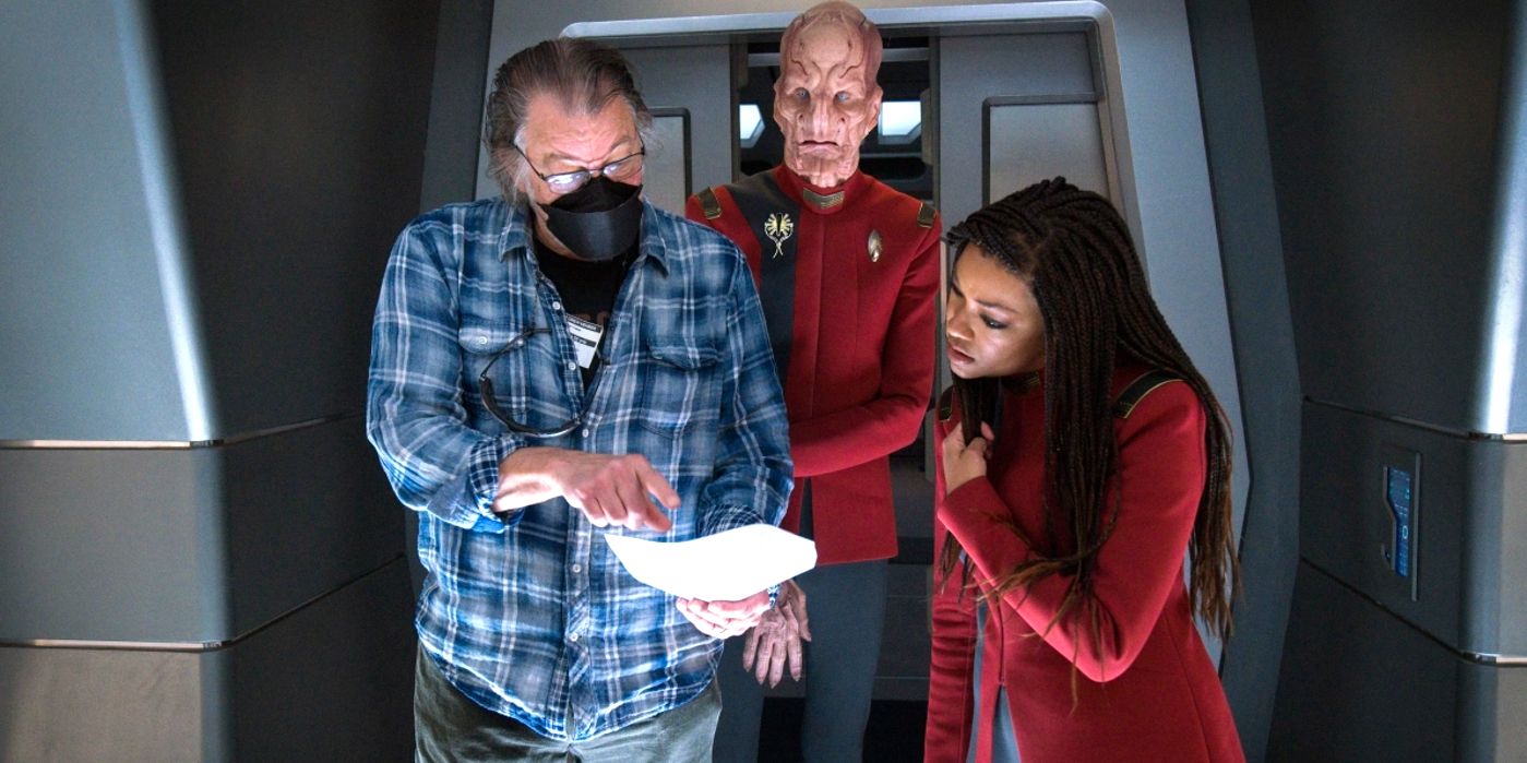 Frakes dirigiendo Discovery Temporada 4