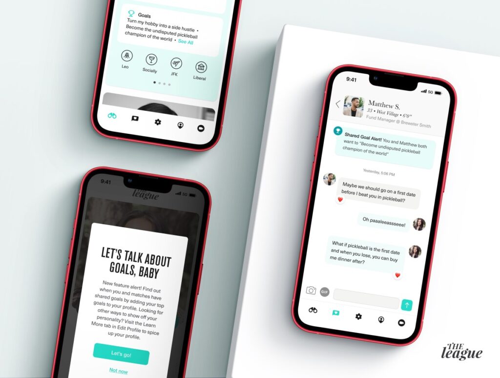 La aplicación de citas The League lanza la función 'GoalMate' para ayudar a los usuarios a encontrar coincidencias orientadas a objetivos