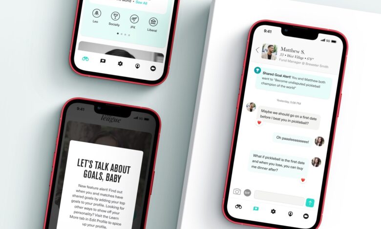 La aplicación de citas The League lanza la función 'GoalMate' para ayudar a los usuarios a encontrar coincidencias orientadas a objetivos