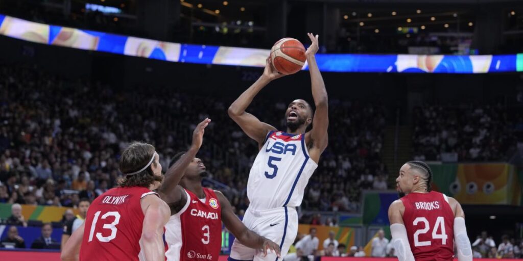 La jugada imposible de 'ironman' de Bridges que forzó la prórroga para Estados Unidos