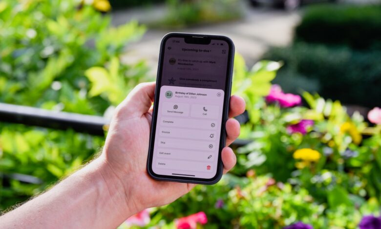 La nueva aplicación Moments te ayuda a mantener tus relaciones personales y profesionales