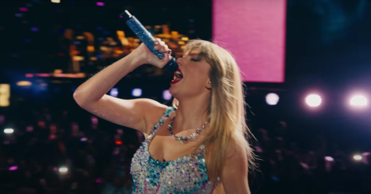 La película de Taylor Swift se estrenará en más de 100 países