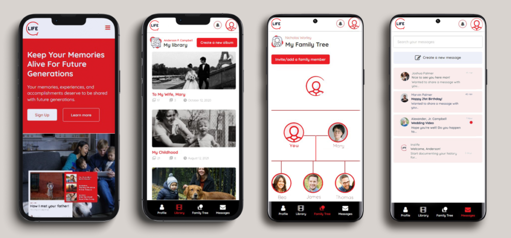 La plataforma de legado digital de Inalife te permite preservar los recuerdos de tu familia