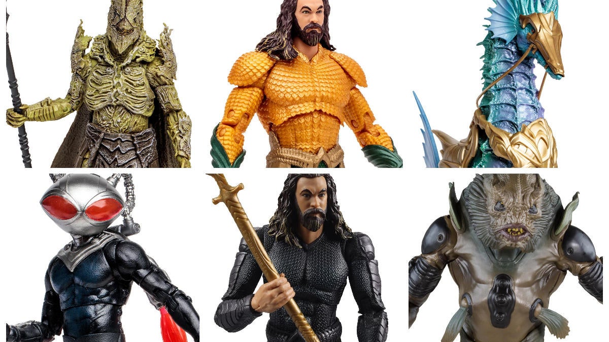 Las figuras de Aquaman and the Lost Kingdom DC Multiverse ya están a la venta