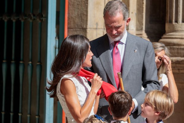 Los Reyes Felipe y Letizia en un evento en Pamplona / Gtres
