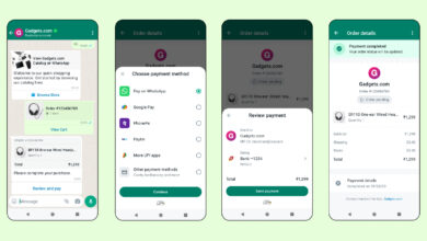 Los usuarios de WhatsApp en India ahora pueden pagar a las empresas con tarjeta de crédito y otras aplicaciones de UPI