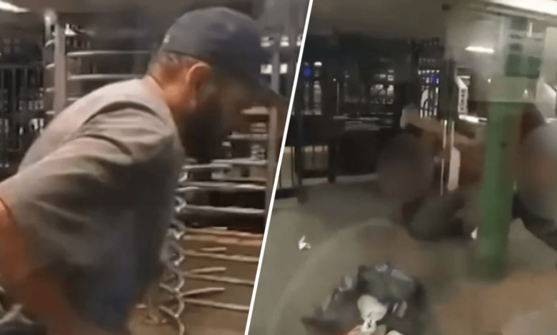 Mujer golpeada con su propio bastón en Nueva York