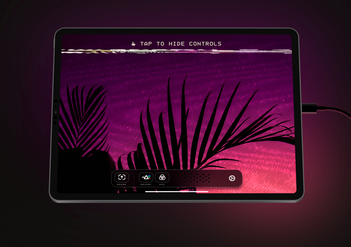 Orion, de los creadores de Halide, te permite usar un iPad como pantalla HDMI externa