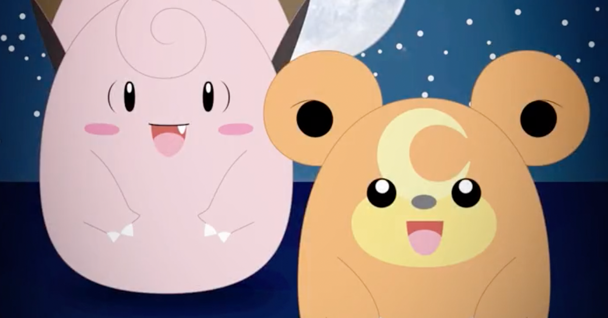 Pokemon Squishmallows anuncia los peluches de Clefairy y Teddiursa