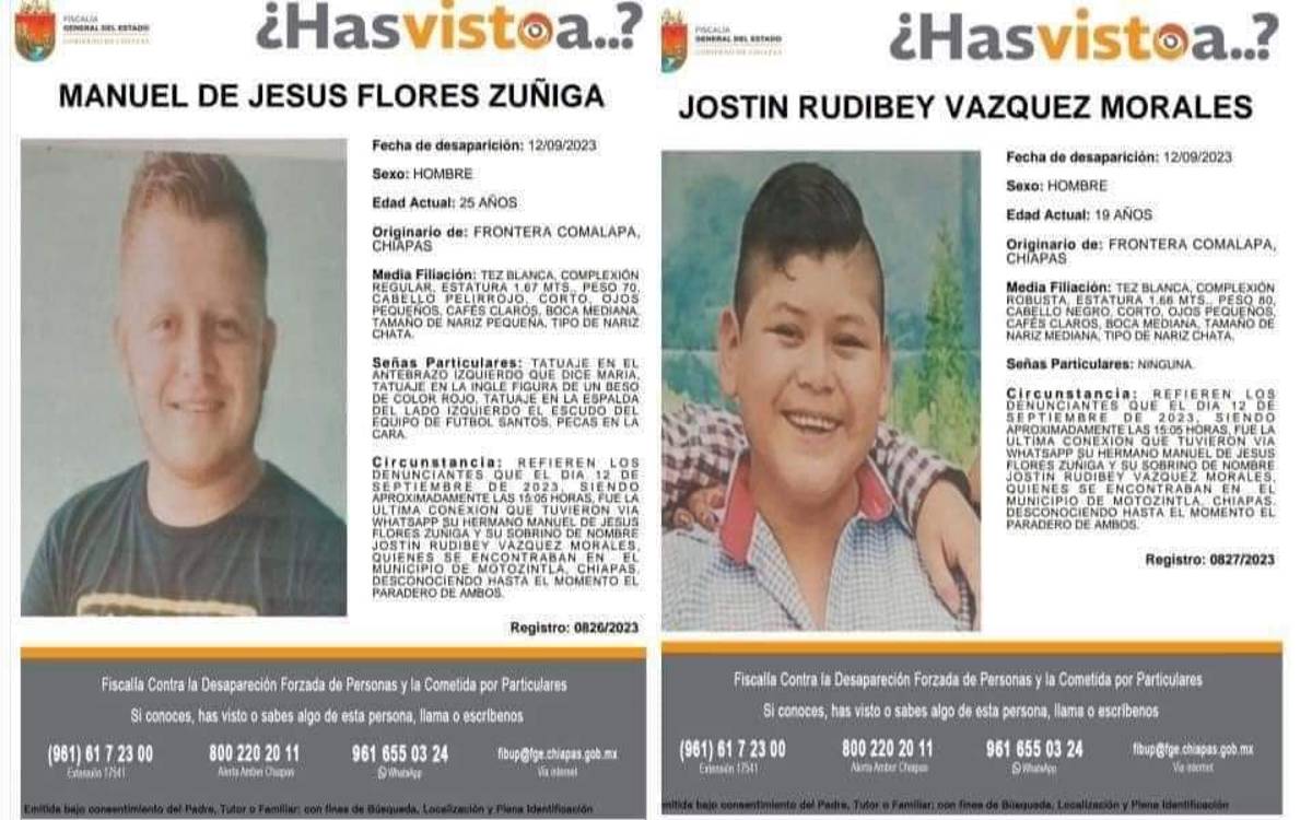 Salieron a vender un perrito por la escasez de alimentos y aparecen sin vida en Chiapas