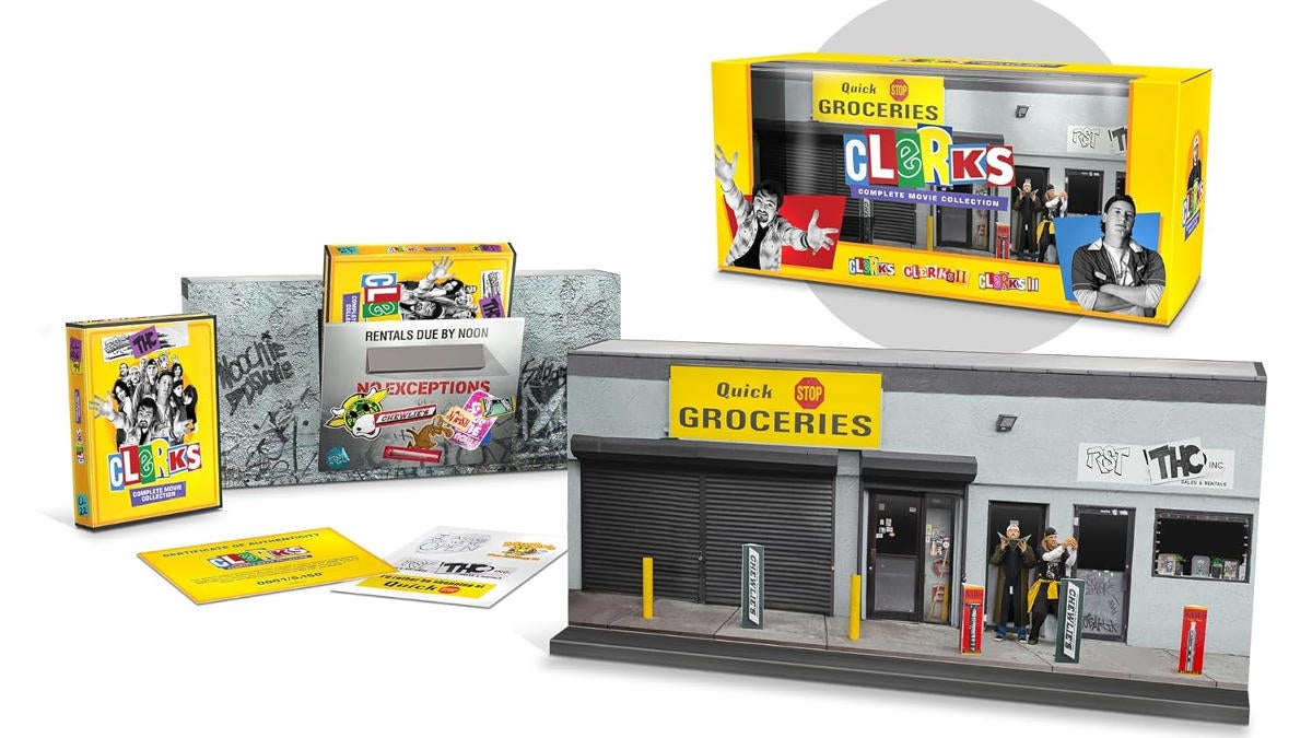 The Clerks Blu-ray Box Set tiene un empaque increíble