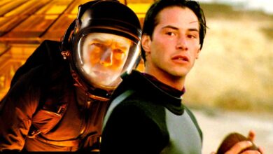 Una película de Keanu Reeves, de 32 años, hizo paracaidismo mejor que Misión: Imposible, argumentan los artistas de efectos visuales