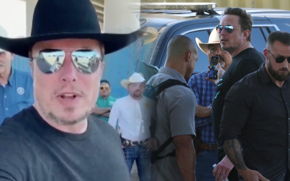 Video | Musk transmite en vivo desde la frontera en EU; llama a 'detener flujo de migrantes'