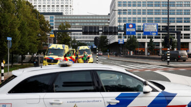 Video | Tras provocar incendio, sujeto inicia tiroteo en hospital de Róterdam