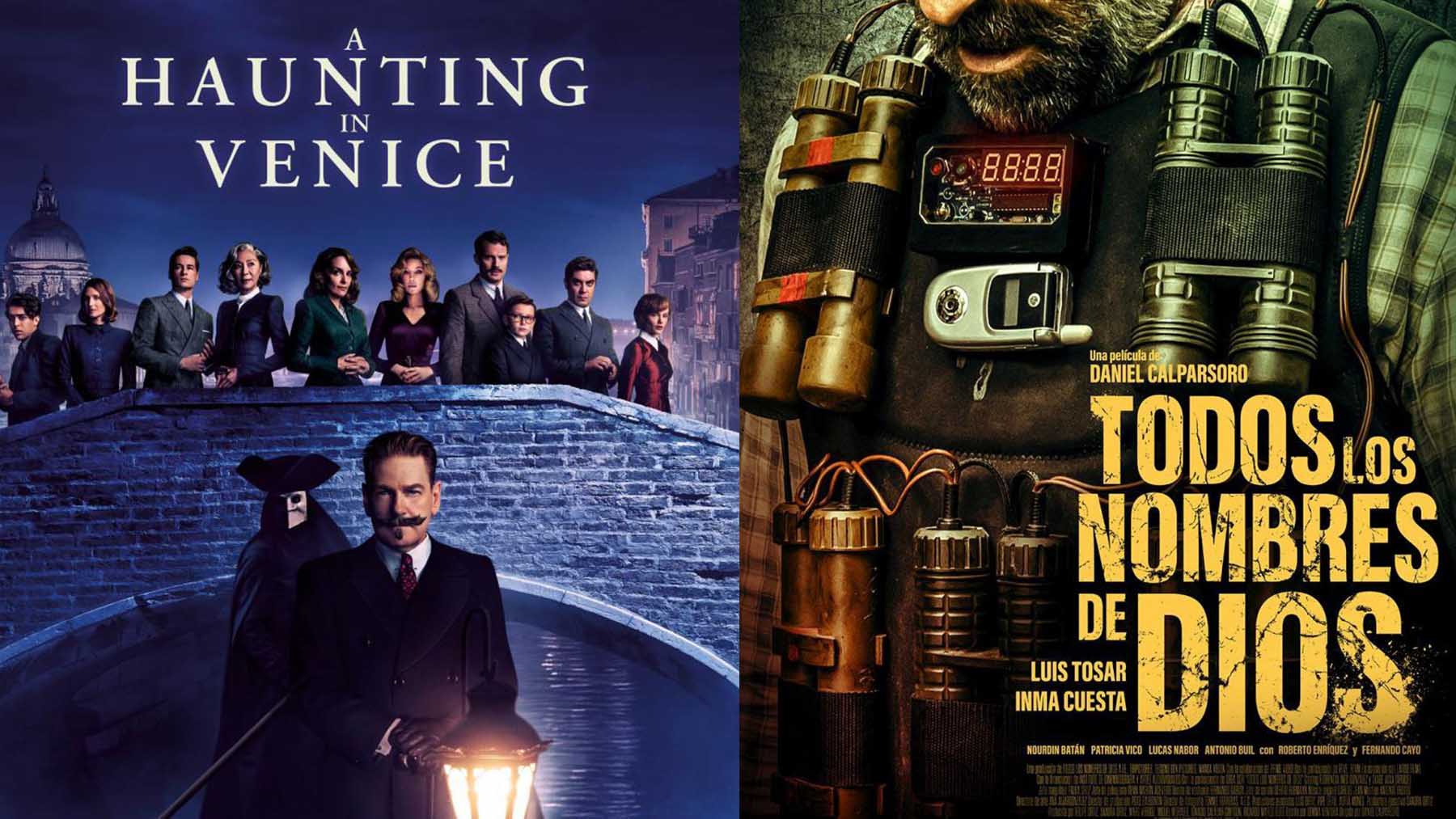 Ya en cines: ‘Misterio en Venecia’ y ‘Todos los nombres de Dios’ abordan la cartelera