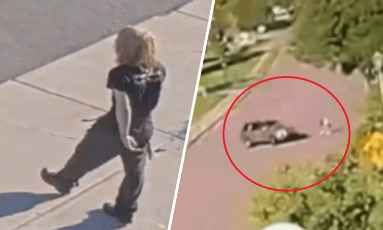 presunto intento de atropello en Aurora captado en video