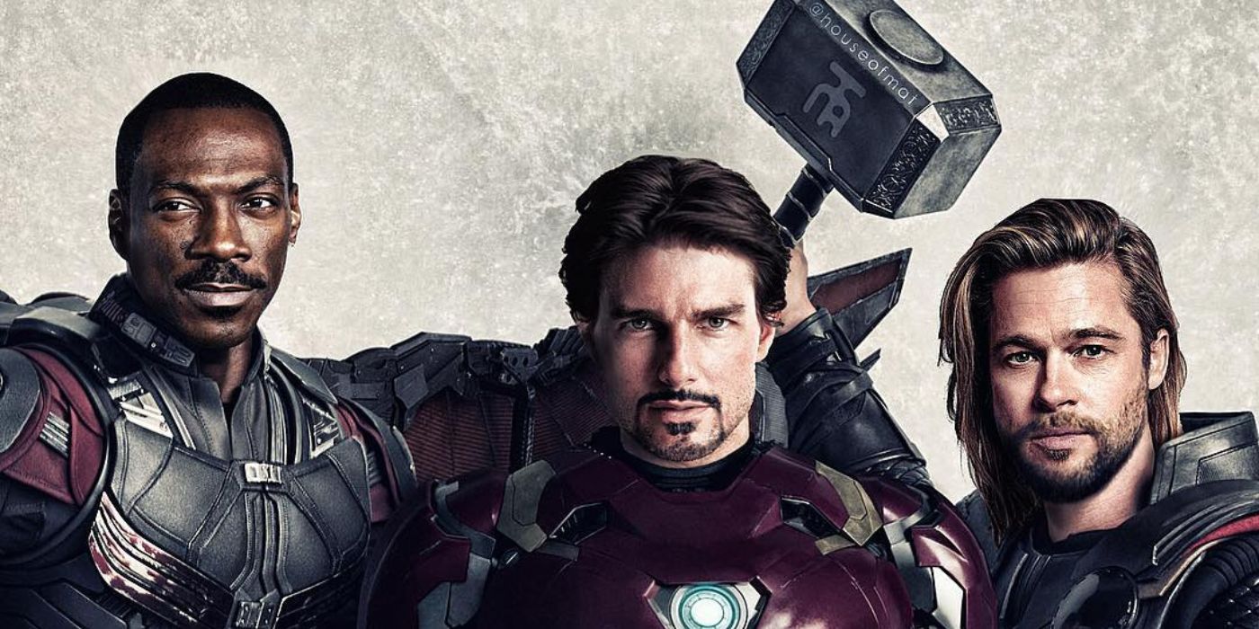 16 héroes de los Vengadores imaginados con estrellas de los 90 en el arte de Marvel son un casting impresionante del MCU