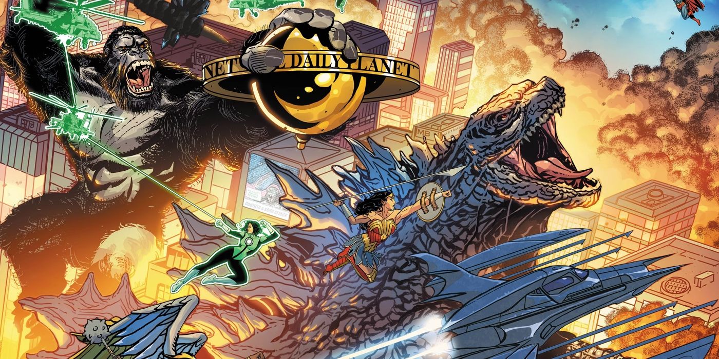 Justice League vs Godzilla vs Kong #1 lucha por estar a la altura de su premisa de 'Pelea del año' (revisión)