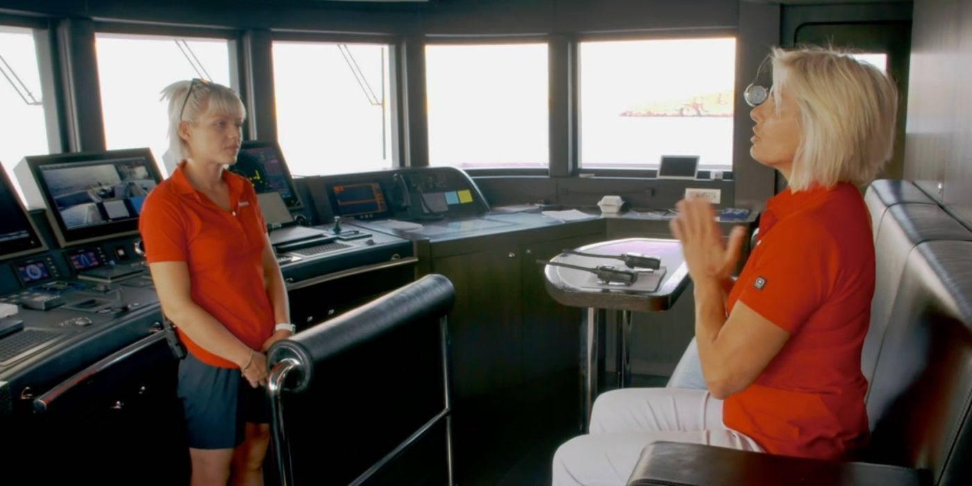 Sandy dispara a Raygan en Below Deck Med