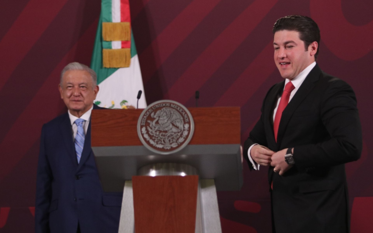 AMLO dice que Samuel García hace 'buen trabajo'