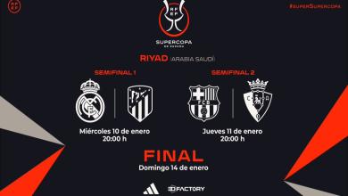 Abrirá Derbi Madrileño la Supercopa de España 2024 en Riad | Tuit