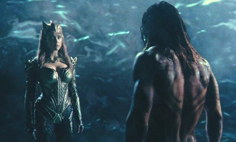 Amber Heard casi es despedida de Aquaman 2, dos escenas confirmadas cortadas de la película