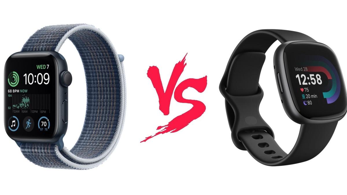 Apple Watch SE 2 vs. Fitbit Versa 4: ¿el mejor reloj inteligente por menos de 250 dólares?