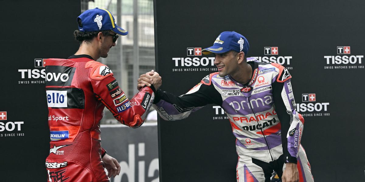 Así queda la clasificación del Mundial de MotoGP tras el GP de India: Al rojo vivo tras el error de Bagnaia y el podio de Jorge Martín