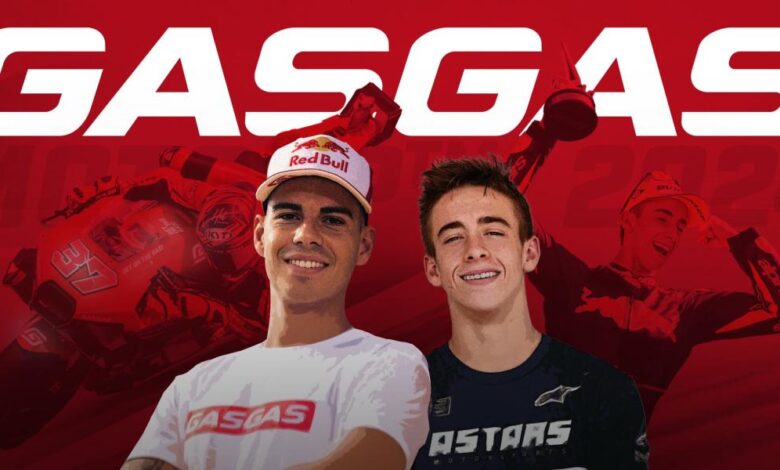 Augusto Fernández y Pedro Acosta, pilotos de Gas Gas para la temporada 2024